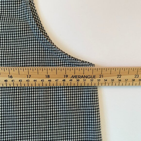 Disney Winnie the Pooh Houndstooth Pinafore Apron Dress Embroidered Whimiscal - Picture 7 of 10